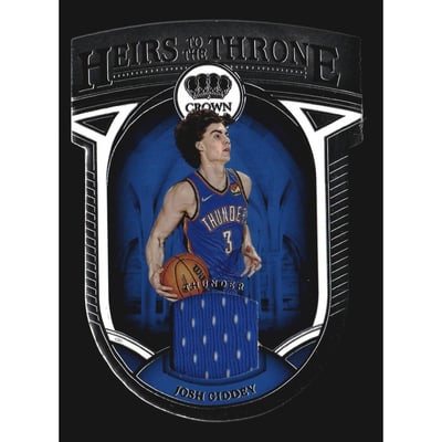 2021-22 Crown Royale Heirs to the Throne Materials #33 Josh Giddey