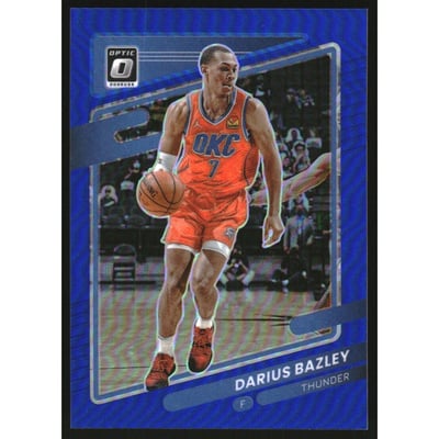 2021-22 Donruss Optic Blue #27 Darius Bazley