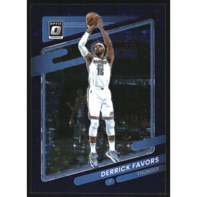 2021-22 Donruss Optic Purple Stars FOTL #33 Derrick Favors