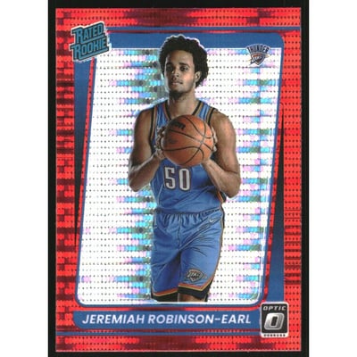 2021-22 Donruss Optic Red Pulsar #170 Jeremiah Robinson-Earl