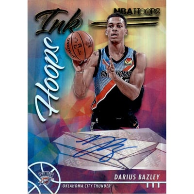2021-22 Hoops Hoops Ink #22 Darius Bazley