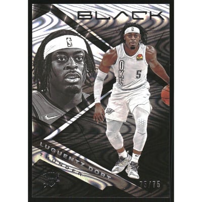 2021-22 Panini Black Silver #62 Luguentz Dort