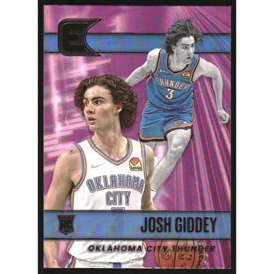 2021-22 Panini Chronicles Pink #331 Josh Giddey/Essentials