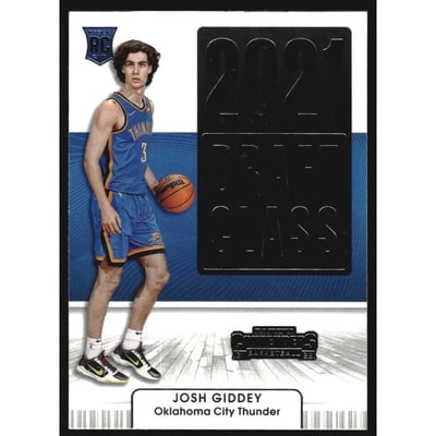 2021-22 Panini Contenders '21 Draft Class Contenders #6 Josh Giddey
