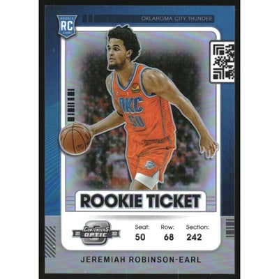 2021-22 Panini Contenders Optic Rookies Silver #3 Jeremiah Robinson-Earl