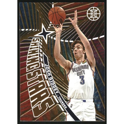 2021-22 Panini Illusions Shining Stars Orange #16 Josh Giddey