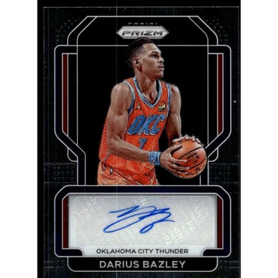 2021-22 Panini Prizm Signatures #47 Darius Bazley