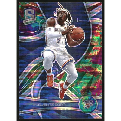 2021-22 Panini Spectra Celestial #82 Luguentz Dort
