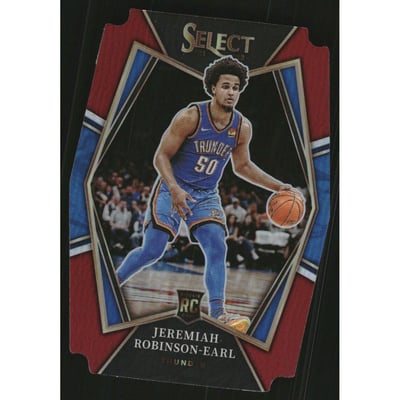 2021-22 Select Prizms Maroon Die Cut #182 Jeremiah Robinson-Earl