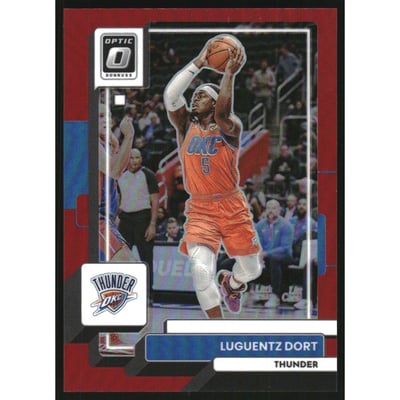 2022-23 Donruss Optic Red #39 Luguentz Dort
