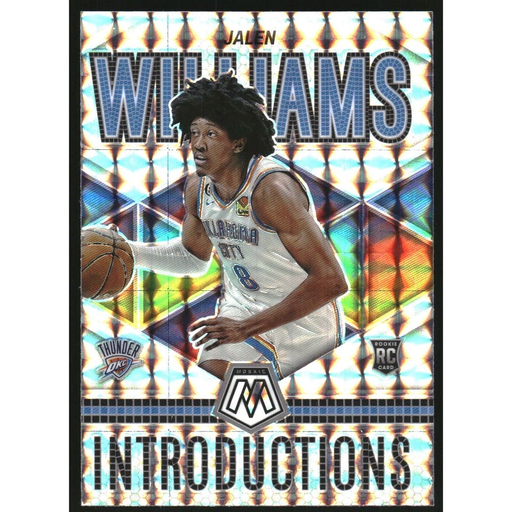 2022-23 Panini Mosaic Introductions Mosaic #4 Jalen Williams