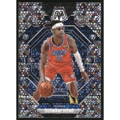 2022-23 Panini Mosaic Mosaic Fast Break Silver #206 Ousmane Dieng
