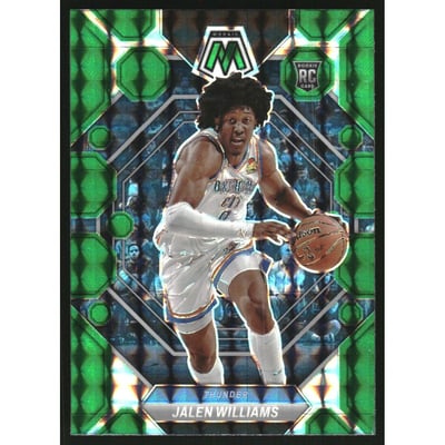 2022-23 Panini Mosaic Mosaic Green #217 Jalen Williams