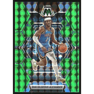 2022-23 Panini Mosaic Mosaic Green #4 Shai Gilgeous-Alexander