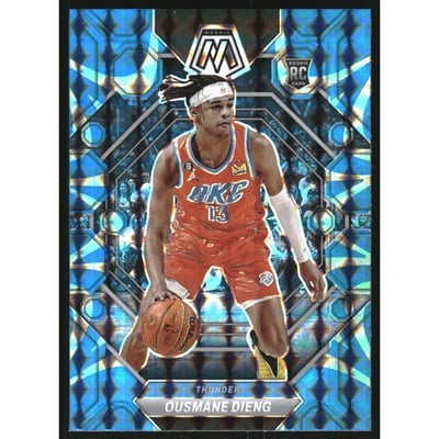 2022-23 Panini Mosaic Mosaic Reactive Blue #206 Ousmane Dieng