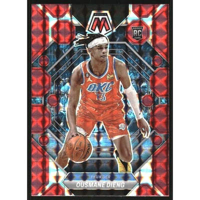 2022-23 Panini Mosaic Mosaic Red #206 Ousmane Dieng