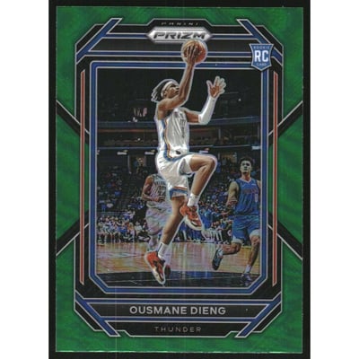 2022-23 Panini Prizm Prizms Green #224 Ousmane Dieng