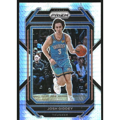 2022-23 Panini Prizm Prizms Hyper #61 Josh Giddey