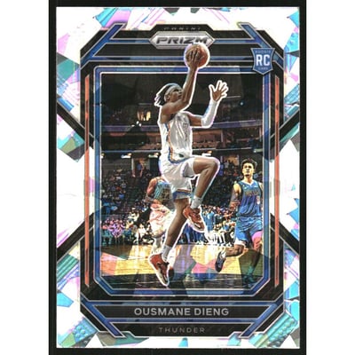 2022-23 Panini Prizm Prizms Ice #224 Ousmane Dieng