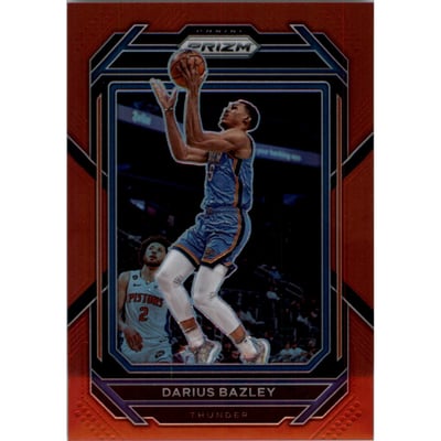 2022-23 Panini Prizm Prizms Red #51 Darius Bazley