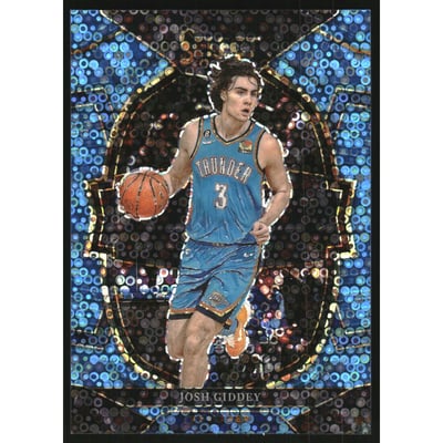 2022-23 Select Prizms Light Blue Disco #60 Josh Giddey