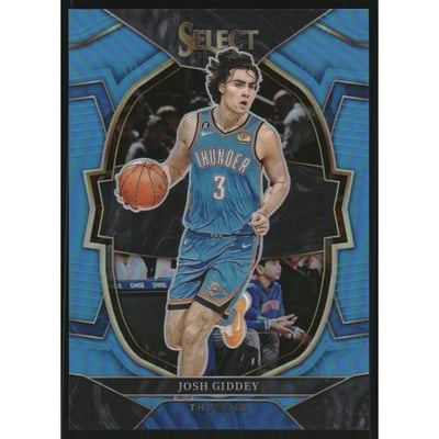 2022-23 Select Prizms Light Blue #60 Josh Giddey