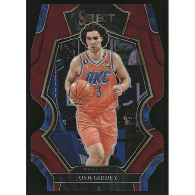 2022-23 Select Prizms Maroon Die Cut #160 Josh Giddey