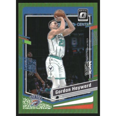 2023-24 Donruss Optic Lime Green #48 Gordon Hayward