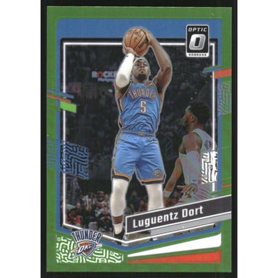 2023-24 Donruss Optic Lime Green #6 Luguentz Dort