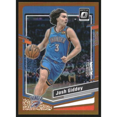 2023-24 Donruss Optic Orange #33 Josh Giddey