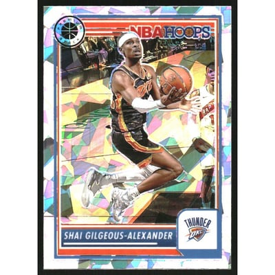 2023-24 Hoops Premium Stock Ice Prizm #147 Shai Gilgeous-Alexander