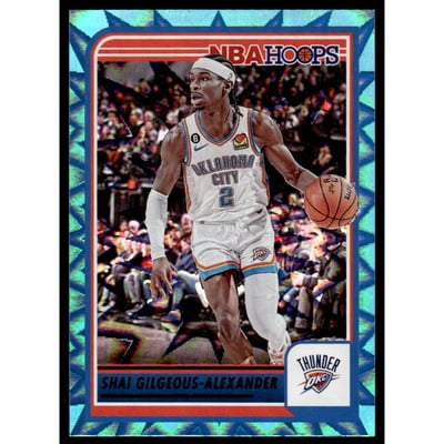 2023-24 Hoops Teal Explosion #59 Shai Gilgeous-Alexander