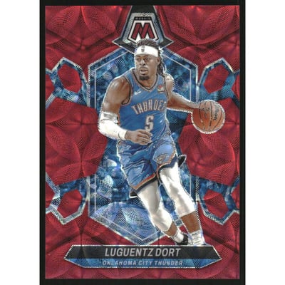 2023-24 Panini Mosaic Mosaic Red International #191 Luguentz Dort