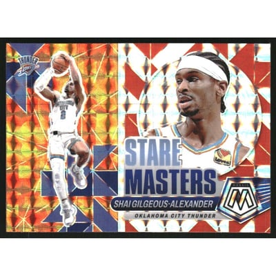 2023-24 Panini Mosaic Stare Masters Mosaic #4 Shai Gilgeous-Alexander