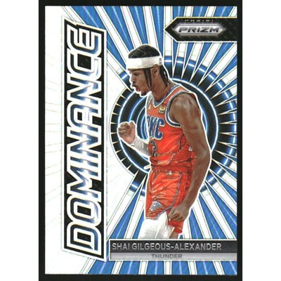 2023-24 Panini Prizm Dominance Prizms Silver #22 Shai Gilgeous-Alexander
