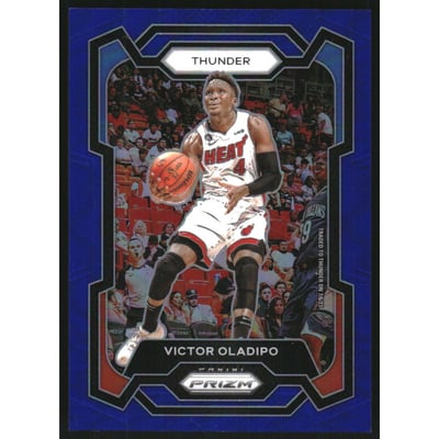 2023-24 Panini Prizm Prizms Blue #246 Victor Oladipo