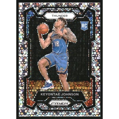 2023-24 Panini Prizm Prizms Fast Break #176 Keyontae Johnson