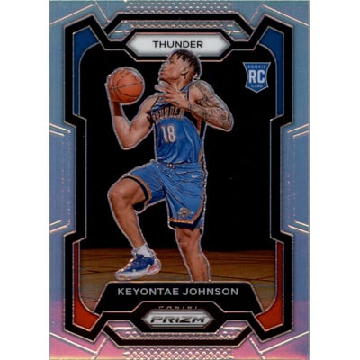 2023-24 Panini Prizm Prizms Silver #176 Keyontae Johnson