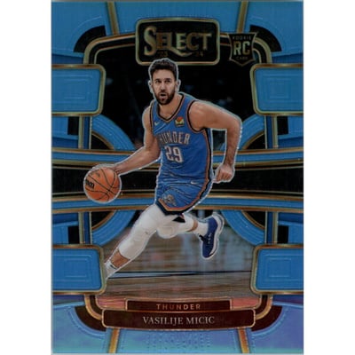 2023-24 Select Prizms Light Blue #92 Vasilije Micic