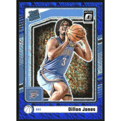 2024-25 Donruss Optic Blue Shimmer #275 Dillon Jones RR