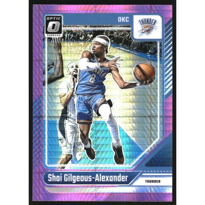 2024-25 Donruss Optic Hyper Pink #127 Shai Gilgeous-Alexander
