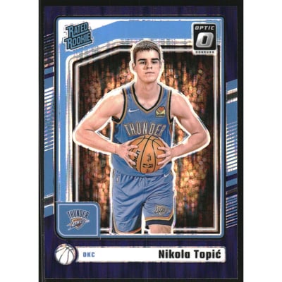 2024-25 Donruss Optic Purple Shock #278 Nikola Topic RR