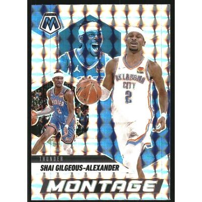2024-25 Panini Mosaic Montage Mosaic #18 Shai Gilgeous-Alexander