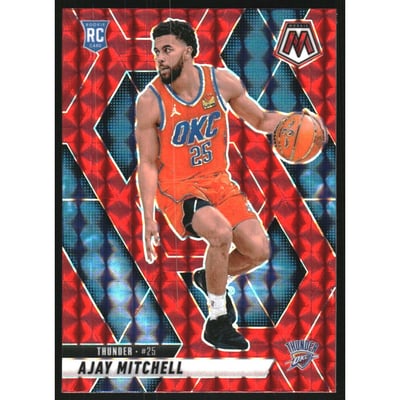 2024-25 Panini Mosaic Mosaic Red #204 Ajay Mitchell