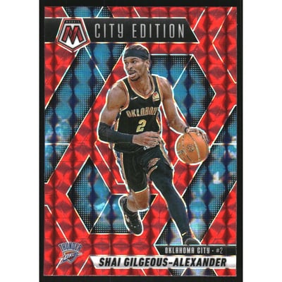 2024-25 Panini Mosaic Mosaic Red #289 Shai Gilgeous-Alexander/City Edition