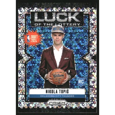 2024-25 Panini Prizm Luck of the Lottery Prizms Fast Break #5 Nikola Topic