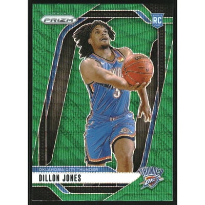 2024-25 Panini Prizm Prizms Green Wave #240 Dillon Jones