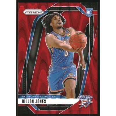 2024-25 Panini Prizm Prizms Red Seismic #240 Dillon Jones