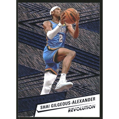 2024-25 Panini Revolution Blue Storm #8 Shai Gilgeous-Alexander