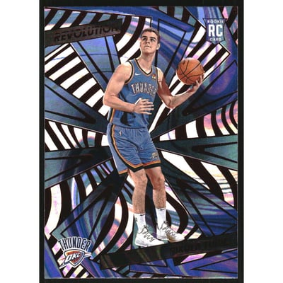 2024-25 Panini Revolution Red Swirl #133 Nikola Topic